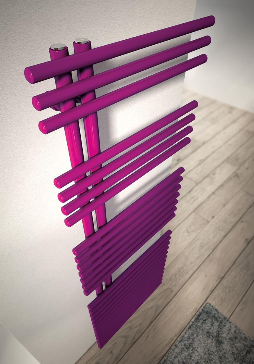 Scaldasalviette elettrico Irsap Funky colore fucsia