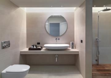 Bagno senza piastrelle: una soluzione moderna e d'impatto