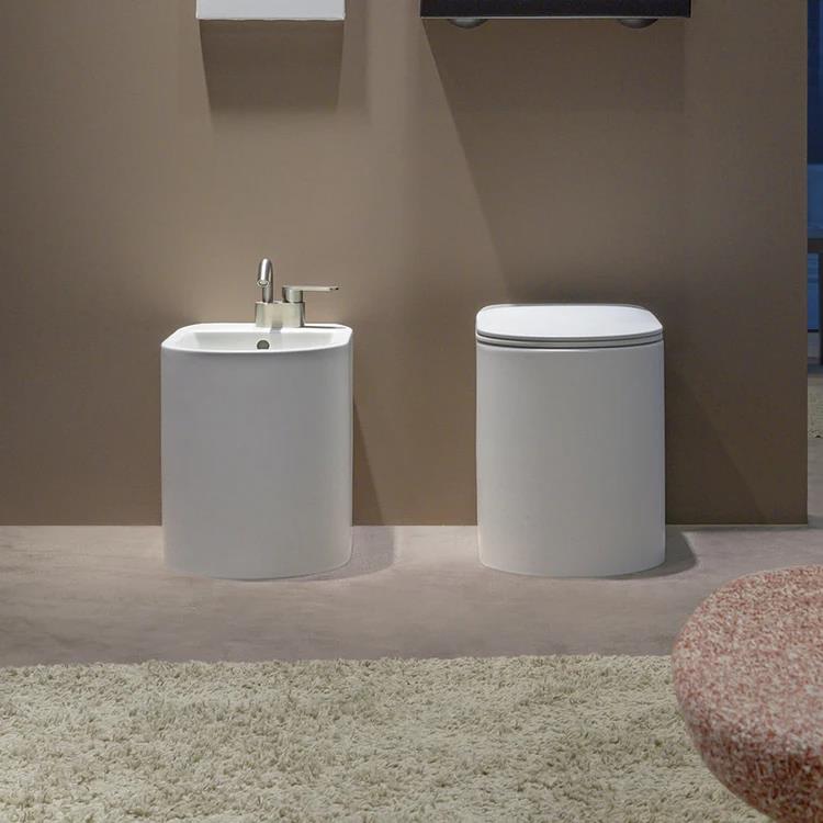 Coppia di sanitari bianca Flaminia Astra