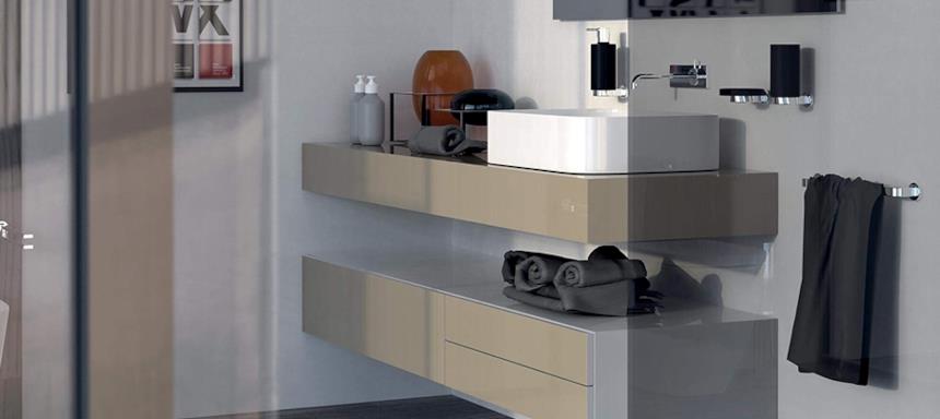 Bagno moderno con accessori Colombo Design