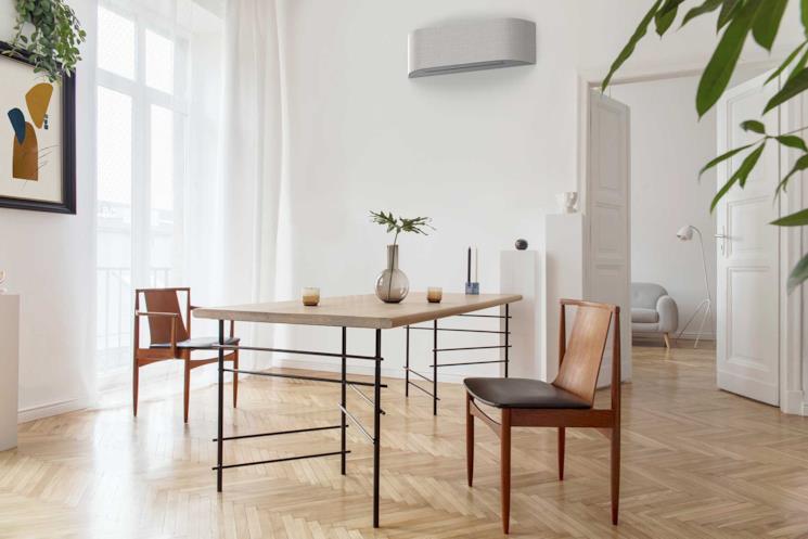 Condizionatore Haori Toshiba grigio chiaro a parete 