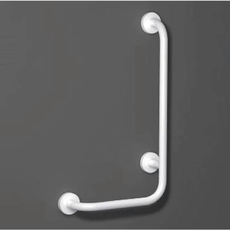 Maniglione angolare con montante a destra 