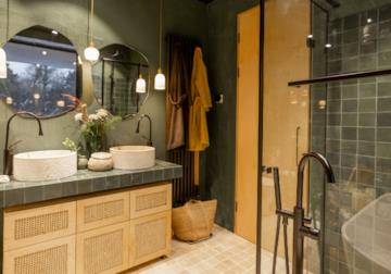 Idee per un bagno in stile boho-chic: atmosfera etnica e colorata