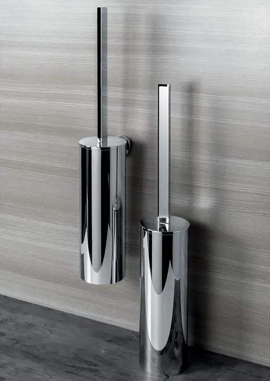 Porta scopino finitura cromo