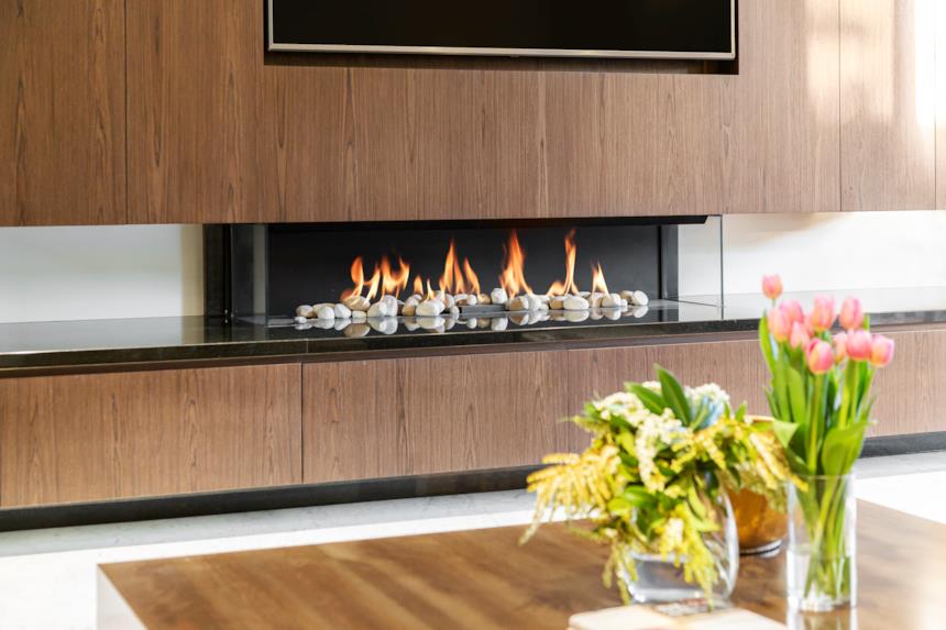 Camino a gas senza canna fumaria 