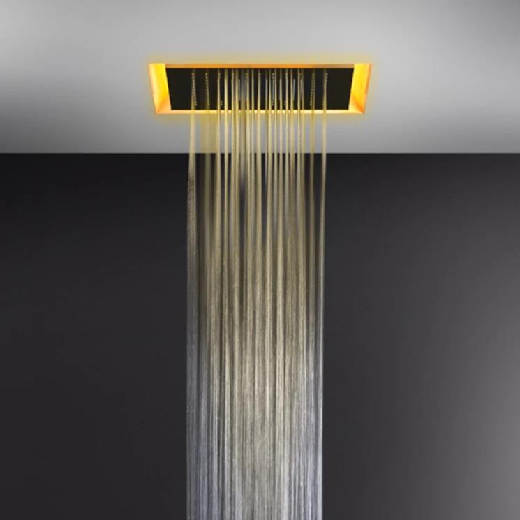 Soffione doccia per la cromoterapia