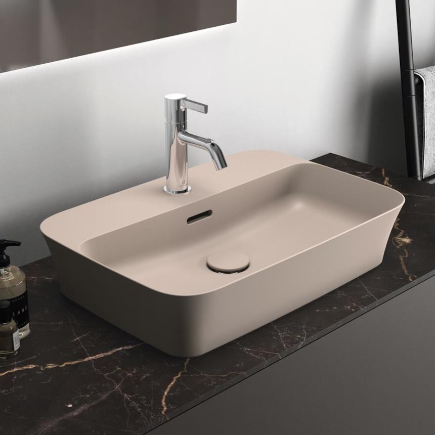 Lavabo d'appoggio visone opaco Ipalyss Ideal Standard