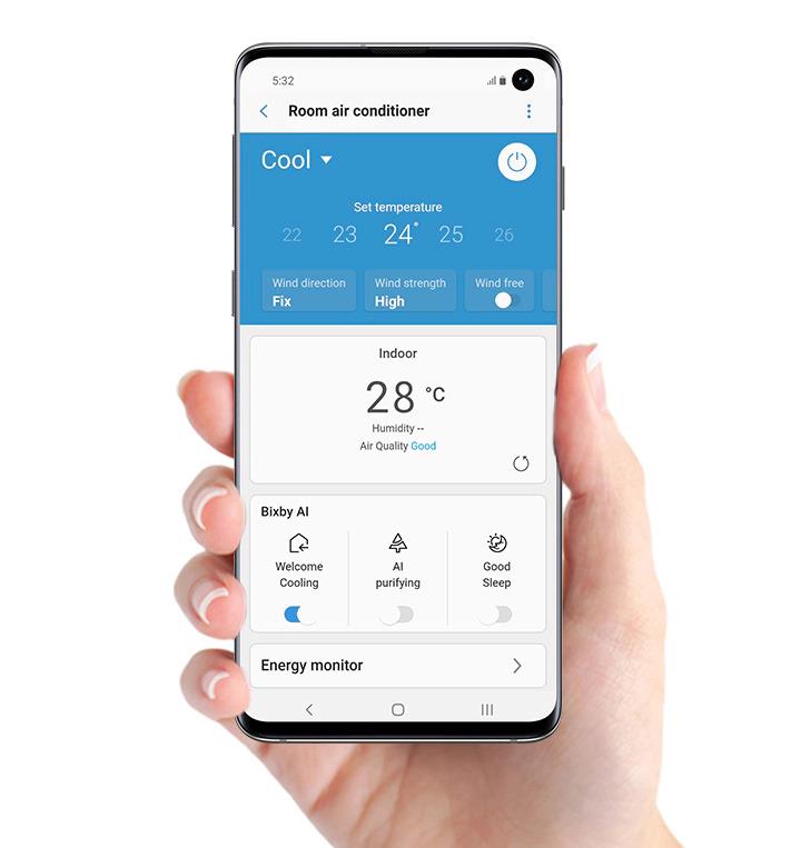 Controllo WiFi del condizionatore Samsung Cebu