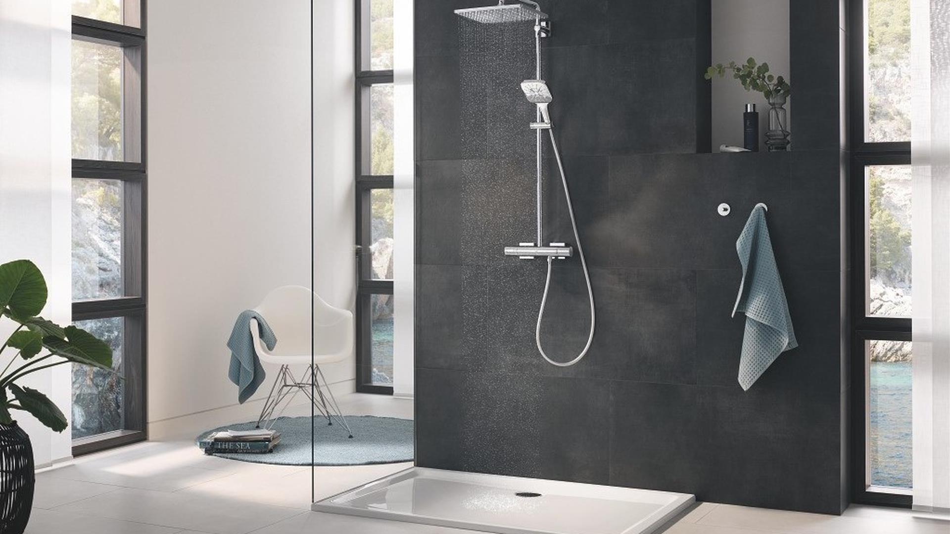 Set incasso doccia completo a muro soffione + braccio + doccino e tubo  flessibile