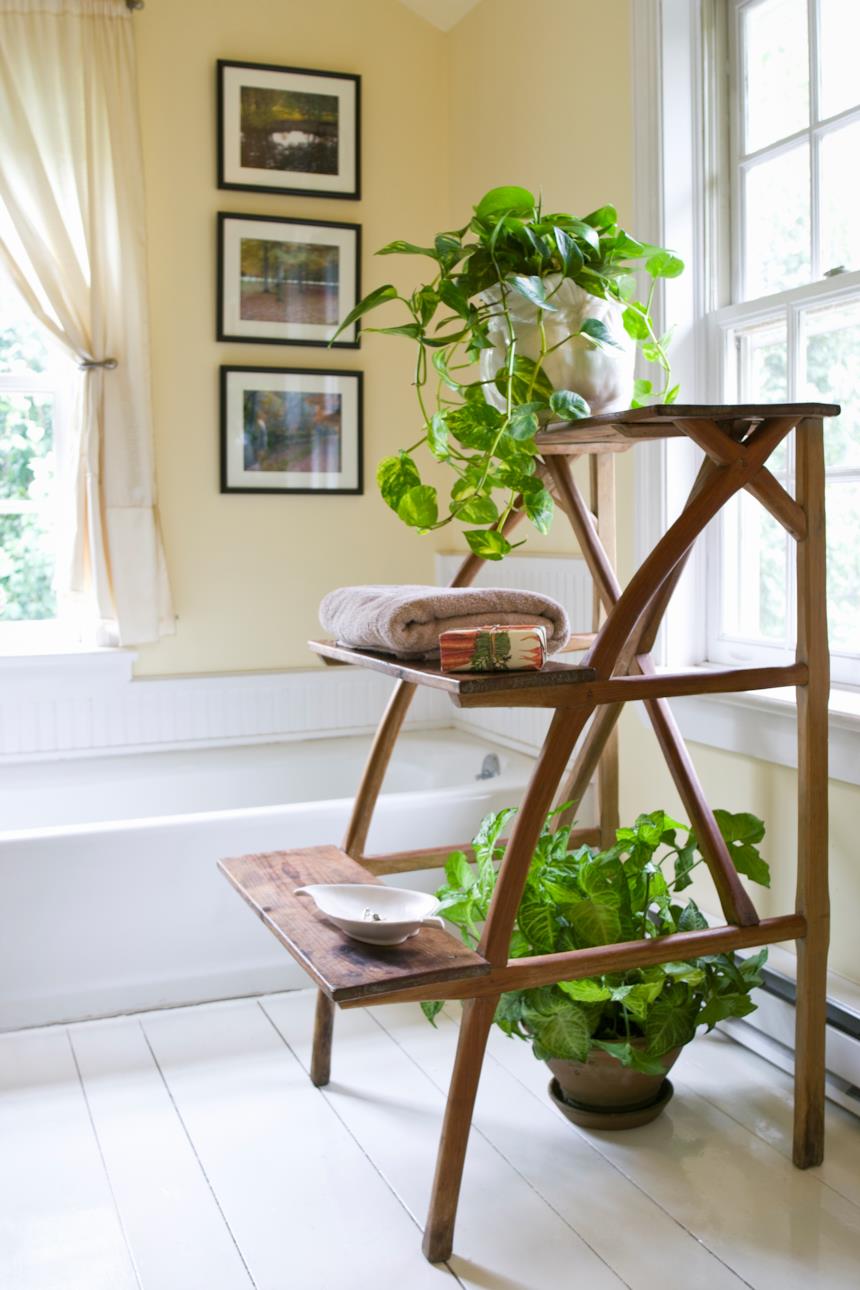 Scaffale a giorno di un bagno patronale 