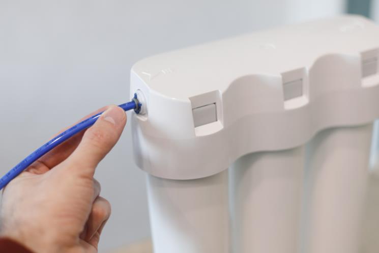 Montaggio addolcitore acqua 