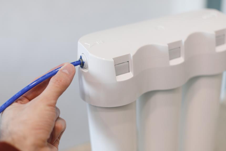 Montaggio addolcitore acqua 