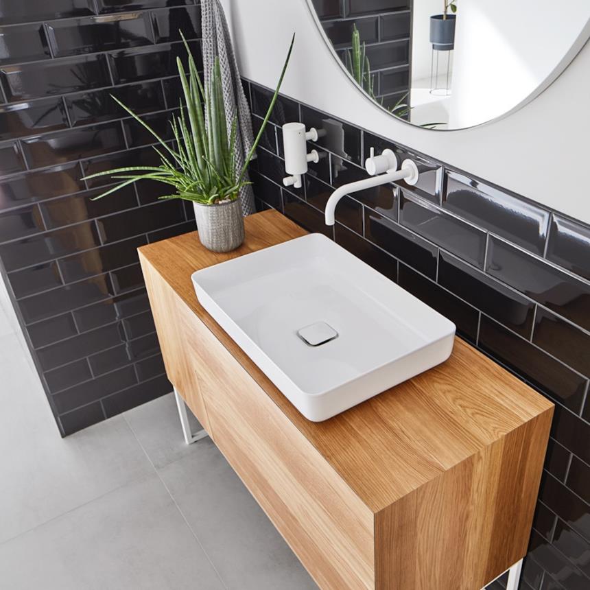 lavabo Miena rettangolare per bagno contemporaneo di Kaldewei