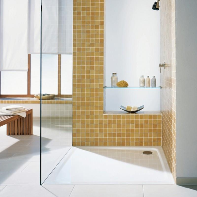 Bagno con supporto extra piatto