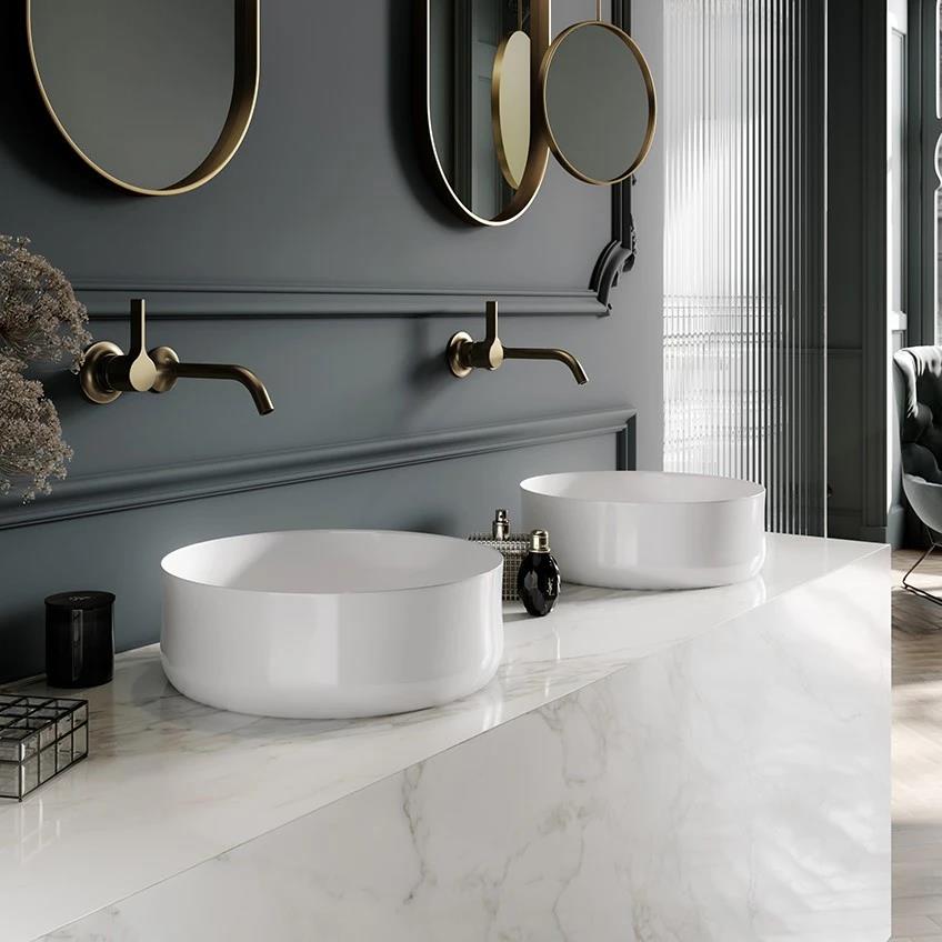 Doppio lavabo tondo kaldewei 