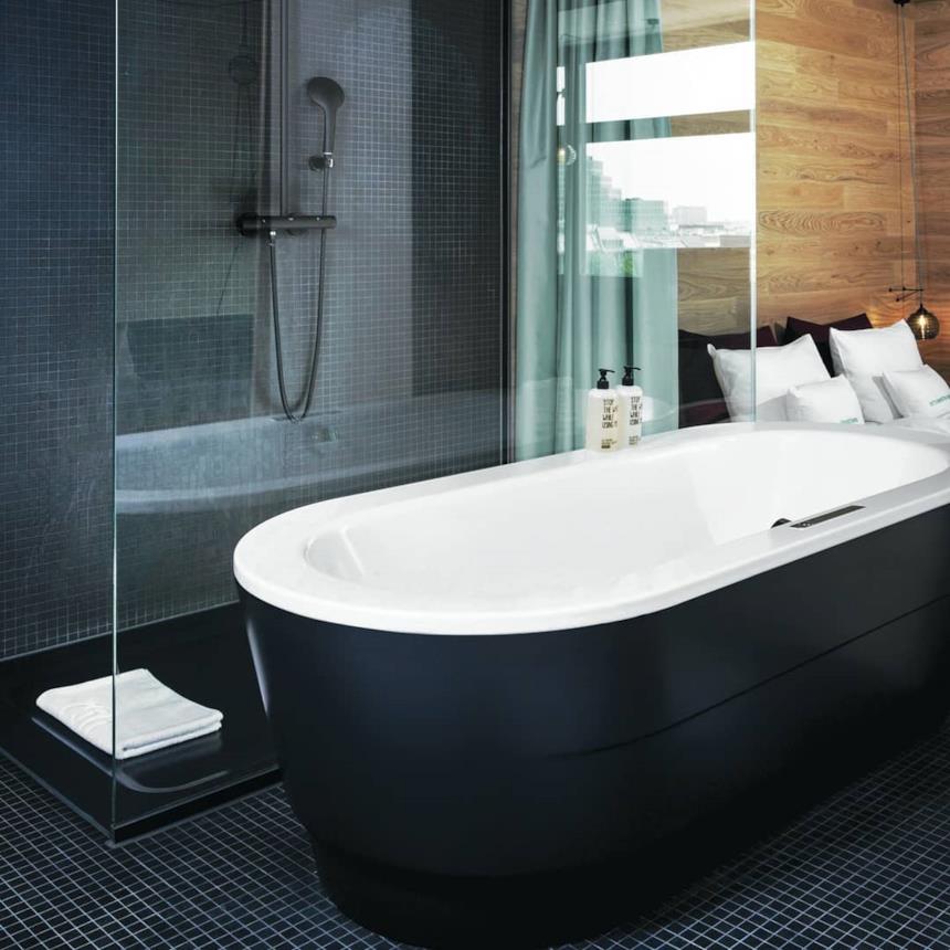 Vasca freestanding e doccia Kaldewei