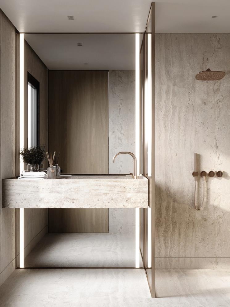 Doccia filo pavimento