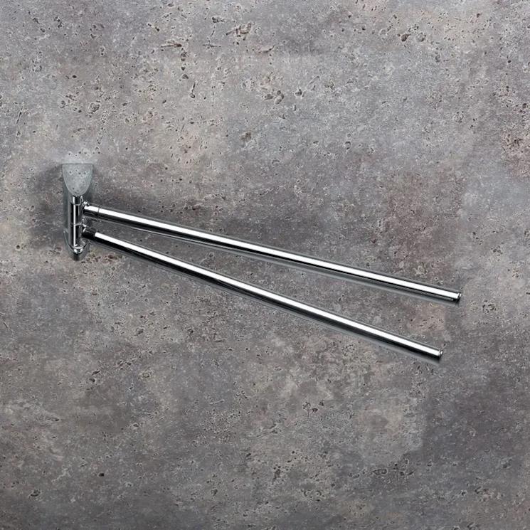 Porta salviette a doppio snodo da parete