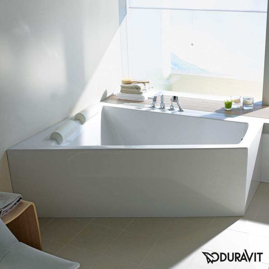 Bagno con vasca angolare Duravit