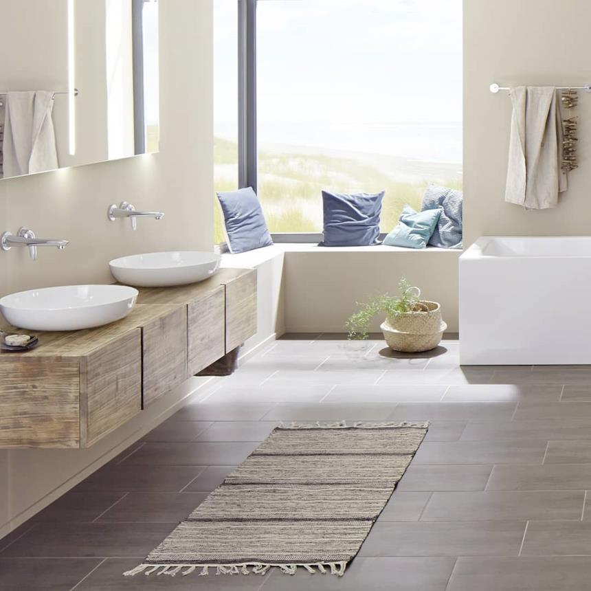 Composizione bagno Kaldewei con lavabo doppio