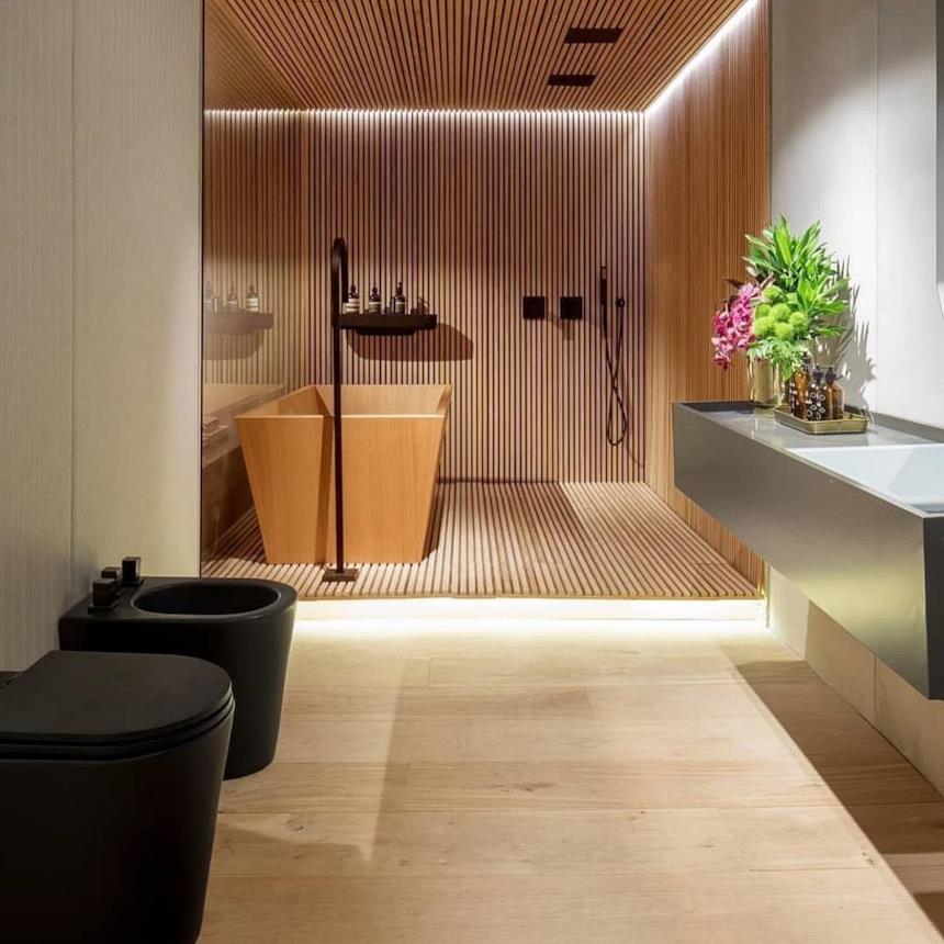 Bagno in stile giapponese