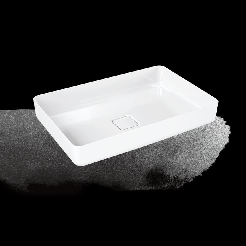 Lavabo Kaldewei con piletta quadrata