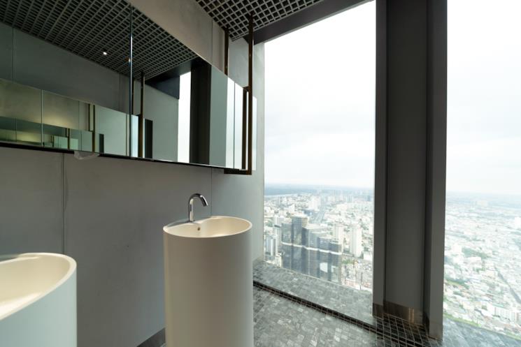 Lavabo freestanding in ceramica 