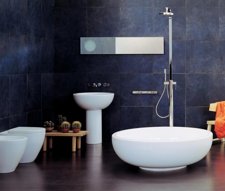 Composizione bagno con lavabo Fonte Fontana 70 Flaminia 