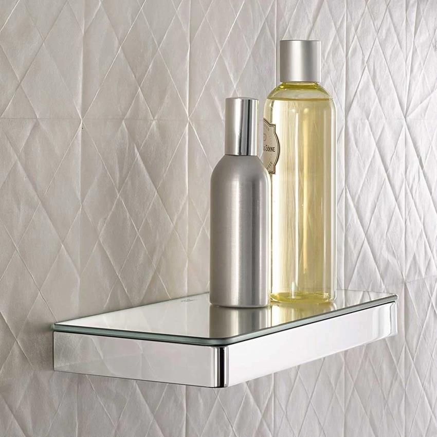 Mensola Axor per il bagno in finitura cromo