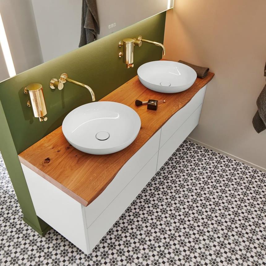 Composizione Kaldewei bagno piccolo con lavabo da appoggio