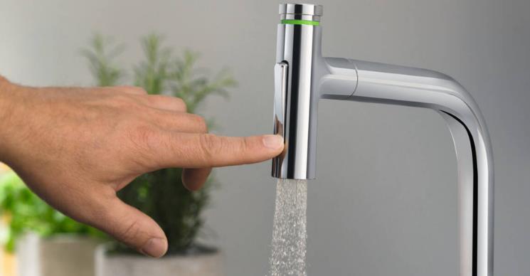 Miscelatore M71 e M52 con bottone anteriore Hansgrohe