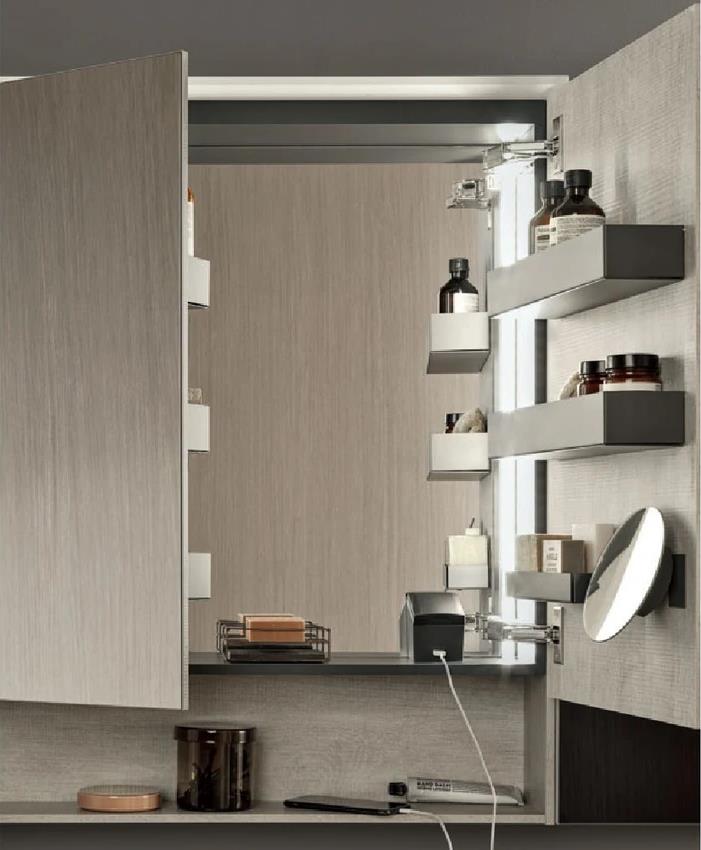 Specchio contenitore Geberit Acanto