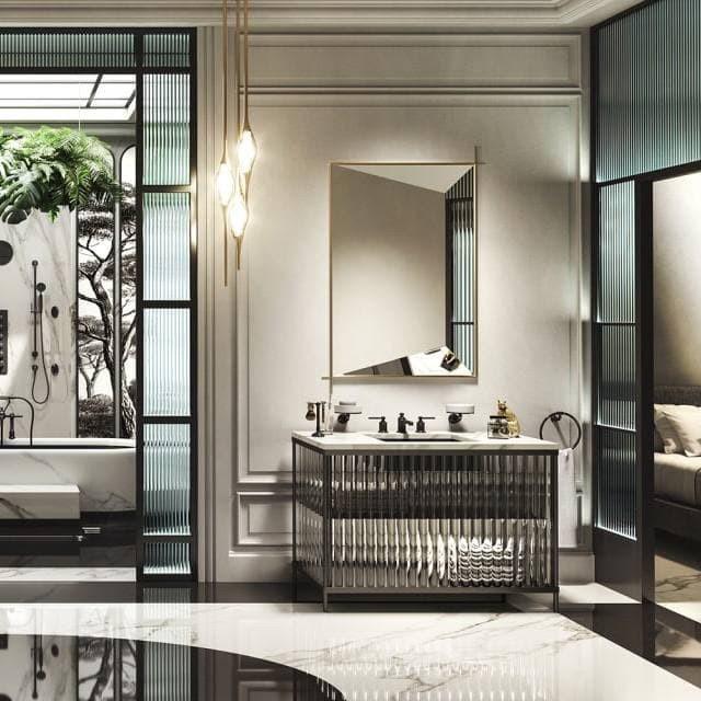 Rubinetti Gessi Venti20 colore nero per lavabo