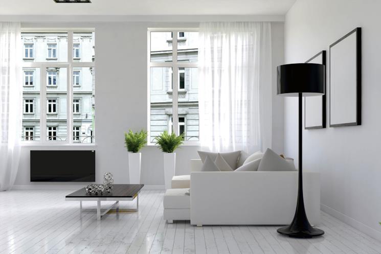 Radiatore verticale nero Relax Renova 