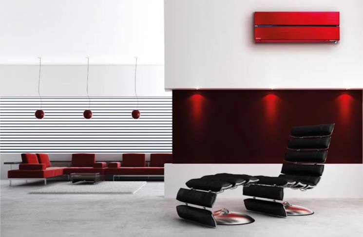 Climatizzatore a parete rosso Kirigamine Style 