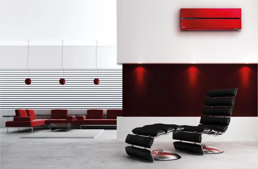 Climatizzatore a parete rosso Kirigamine Style 