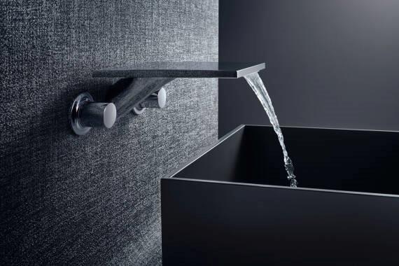 Miscelatore lavabo a parete Axor Massaud 