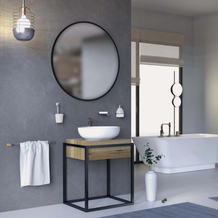Bagno arredato con accessori Colombo Design 