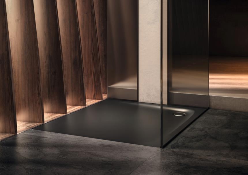 Piatto doccia Superplan filo pavimento grigio