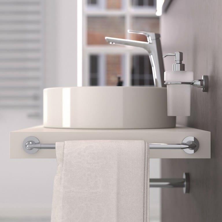Porta asciugamani cromato Inda Hotellerie 