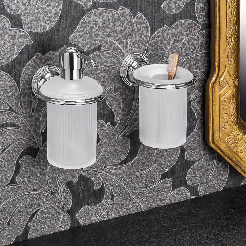 Porta sapone e porta spazzolino Colombo Design Hermitage