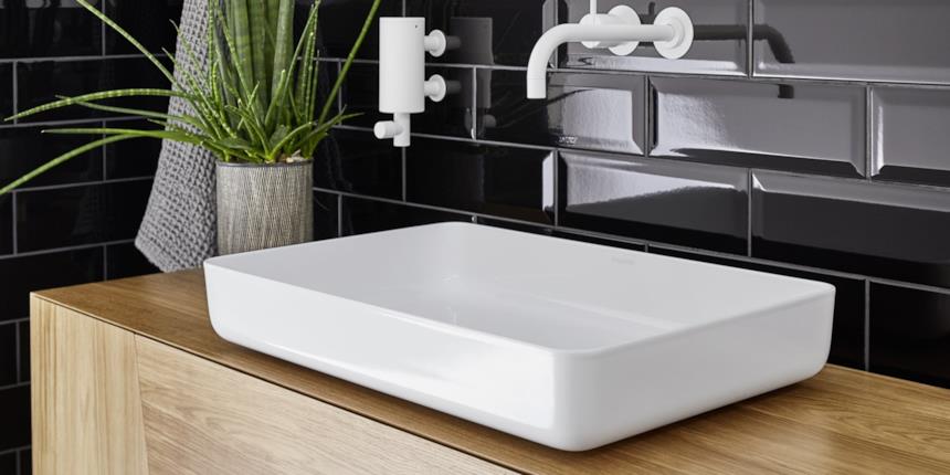 Lavabo d'appoggio bianco Kaldewei Miena