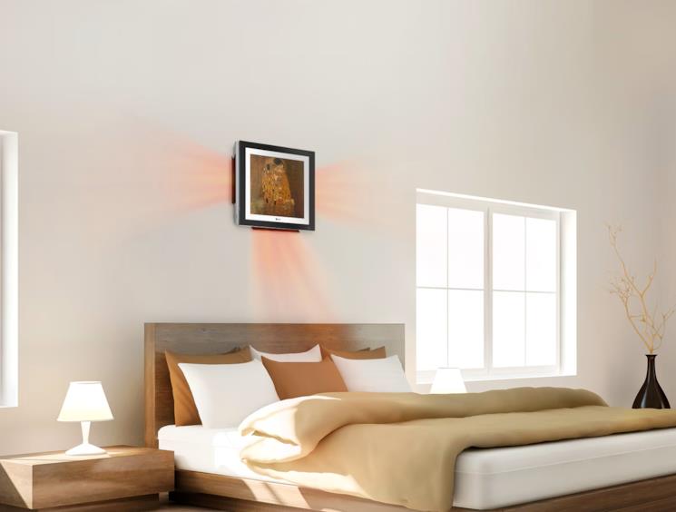 Climatizzatore LG ARTCOOL Gallery Photo in camera da letto 
