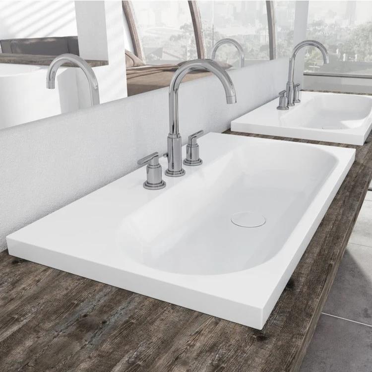 Lavabo da appoggio senza troppopieno