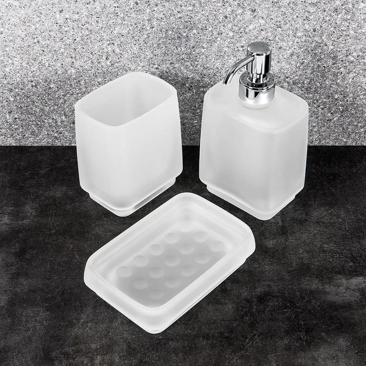 Accessori bagno in vettro e ottone colombo Design