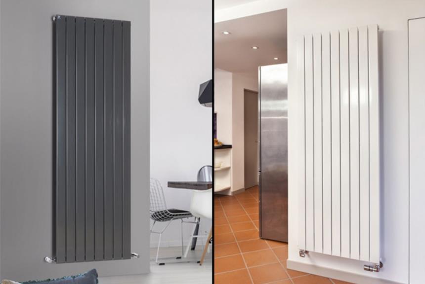 Radiatore bianco e radiatore nero Deltacalor
