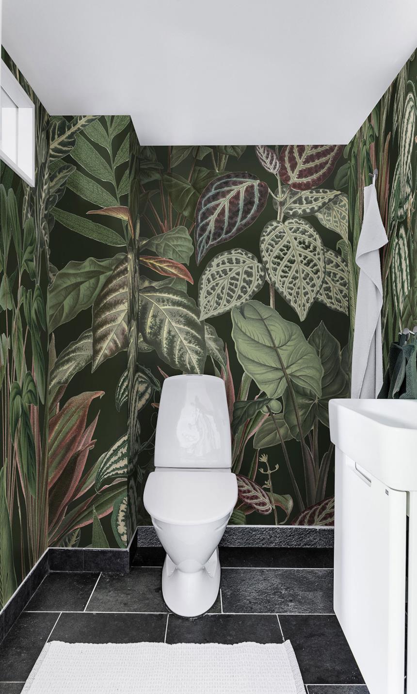 Carta da parati con foglie