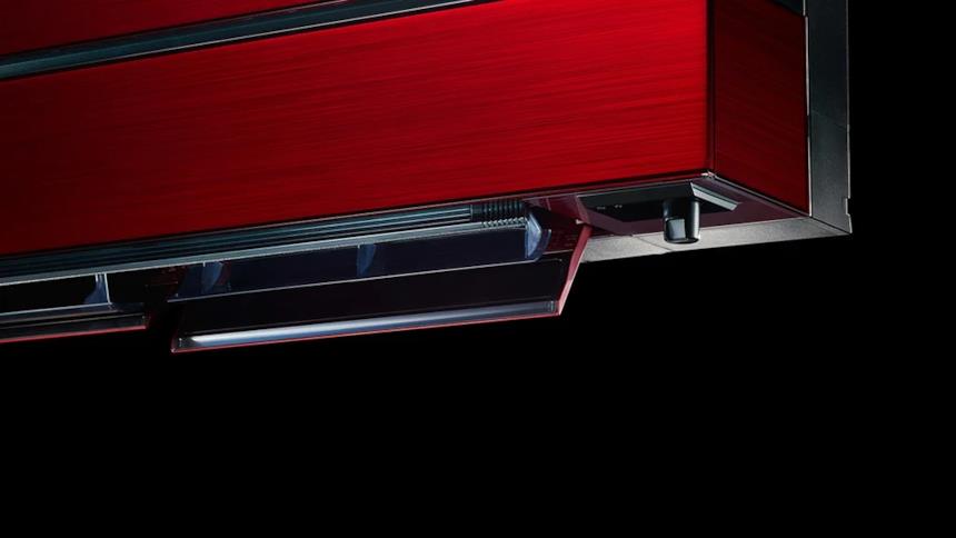 Climatizzatore a parete rosso