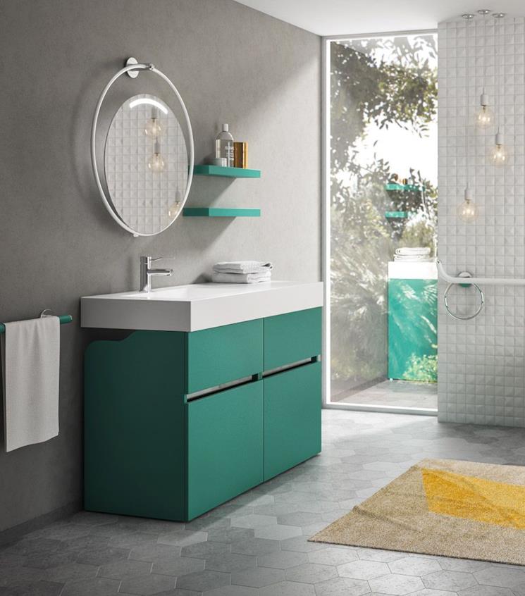 Trova l'ispirazione per arredare un bagno verde: foto e consigli