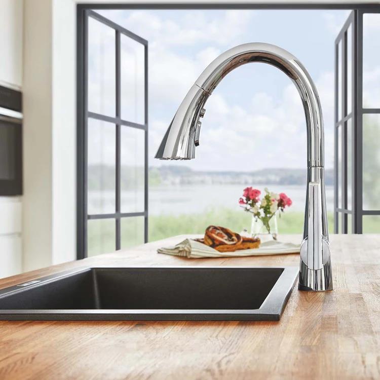 Miscelatore elegante e moderno con doccetta estraibile